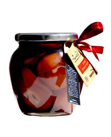 Merlot Poached Pears - Ella's jams